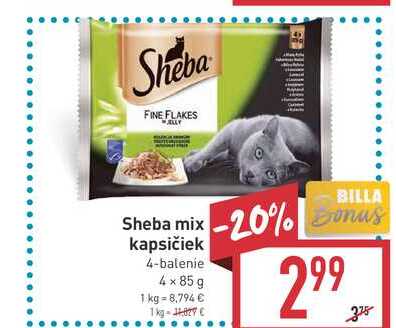 Sheba mix kapsičiek 4-balenie 4x85 g
