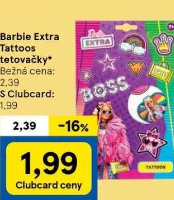 Barbie Extra Tattoos tetovačky