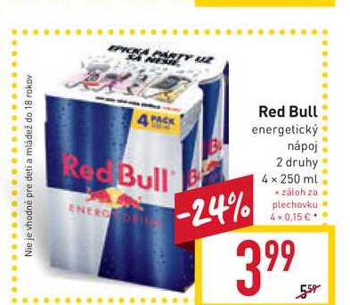 Red Bull 4x250 ml