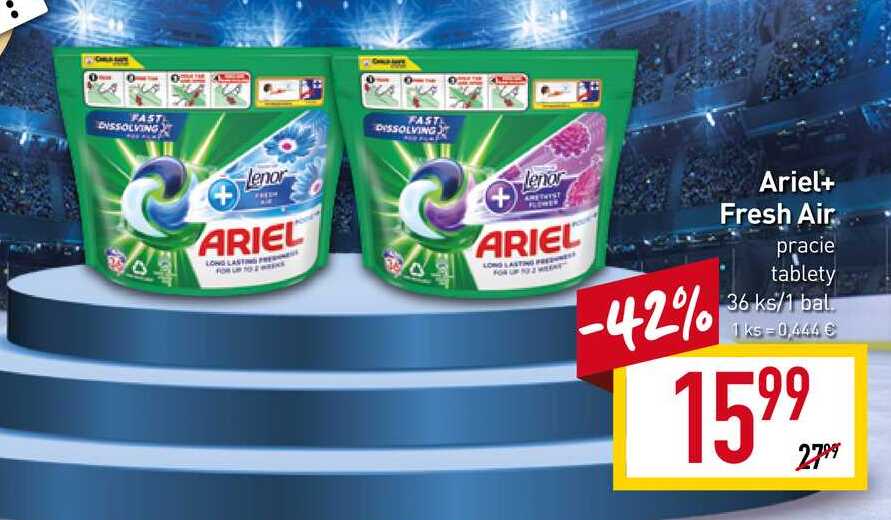 Ariel+ Fresh Air pracie tablety 36 ks/1 bal  