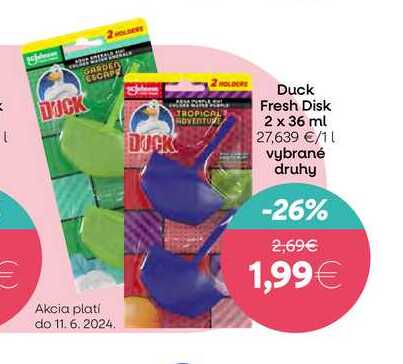 Duck Fresh Disk 2 x 36 ml