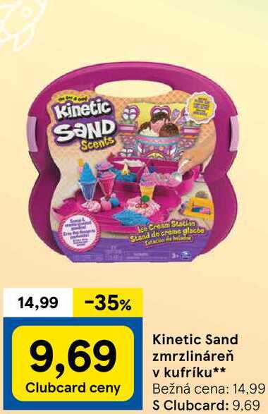Kinetic Sand zmrzlináreň v kufríku