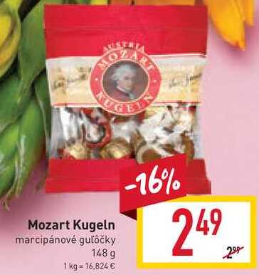 Mozart Kugeln marcipánové guľôčky 148 g