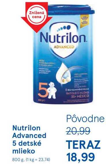 Nutrilon Advanced 5 detské mlieko, 800 g