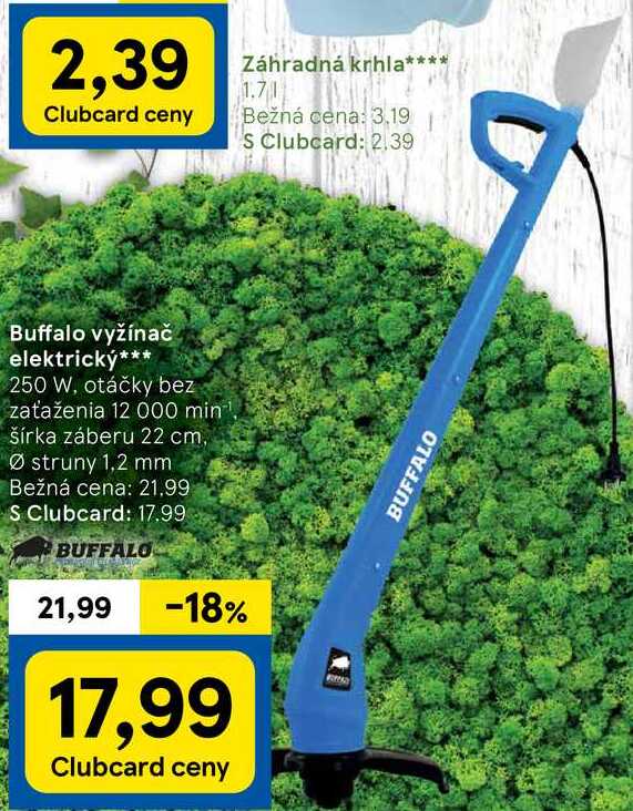 Buffalo vyžínač elektrický
