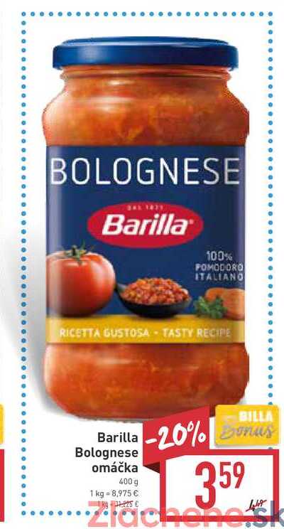 Barilla Bolognese omáčka 400 g