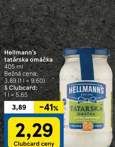 Hellmann's tatárska omáčka 405 ml 