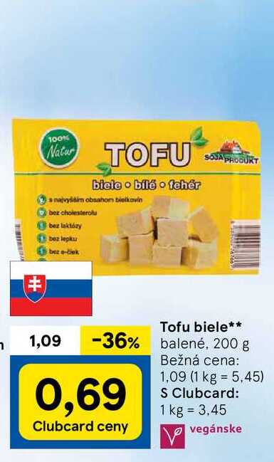 Tofu biele 200 g 