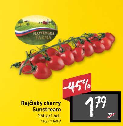 Rajčiaky cherry Sunstream 250 g