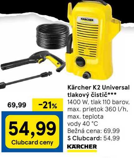 Kärcher K2 Universal tlakový čistič