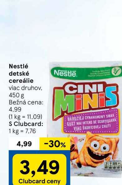 Nestlé CINI MINIES, 450 g