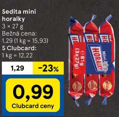 Sedita mini horalky, 3x 27 g