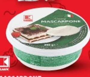 K-Classic Mascarpone Talian. čerstvý syr vysokotučný