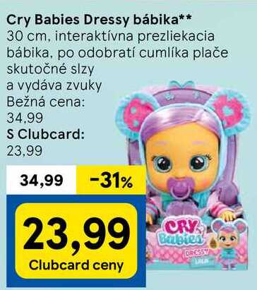 Cry Babies Dressy bábika