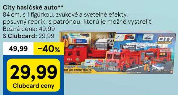 City hasičské auto