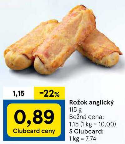 Rožok anglický, 115 g 