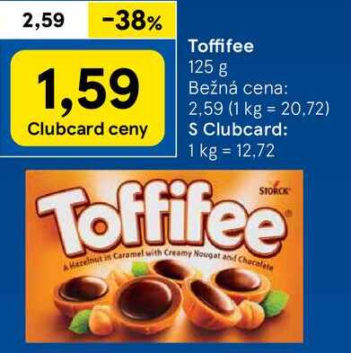 Toffifee, 125 g 