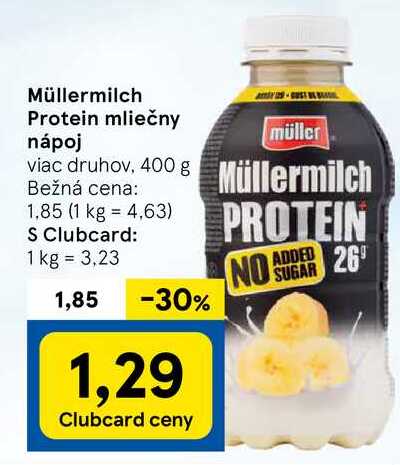 Müllermilch Protein mliečny nápoj, 400 g