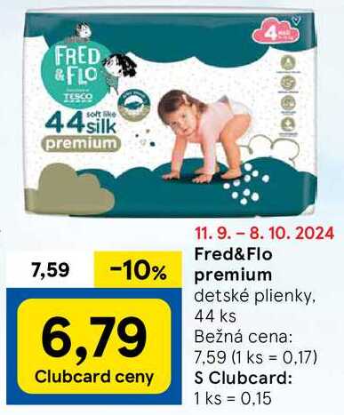 Fred&Flo premium, 44 ks 