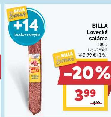 Lovecká saláma 500 g