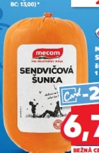 Mecom Sendvičová šunka