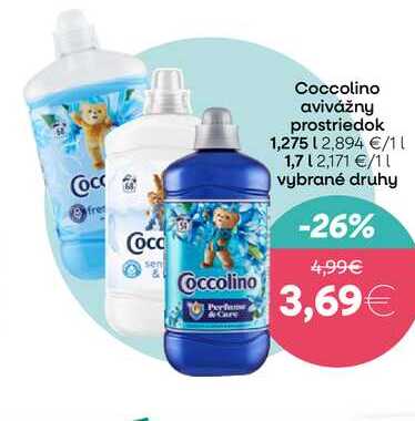 Coccolino avivážny prostriedok 1,275 l