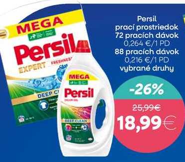 Persil prací prostriedok 72 pracích dávok 