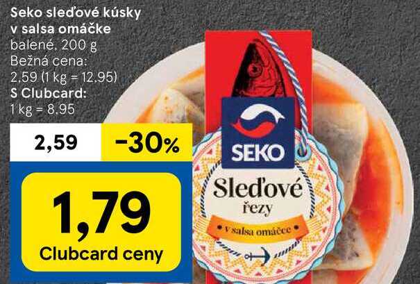 Seko sleďové kúsky v salsa omáčke, 200 g