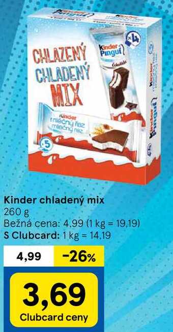 Kinder chladený mix, 260 g