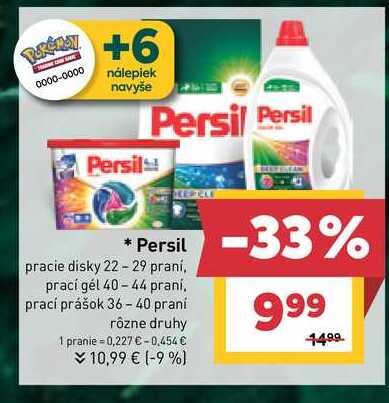 Persil pracie disky 22-29 praní