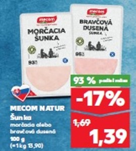 Mecom Natur Morčacia šunka