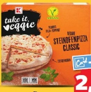 K-Take it veggie Pizza