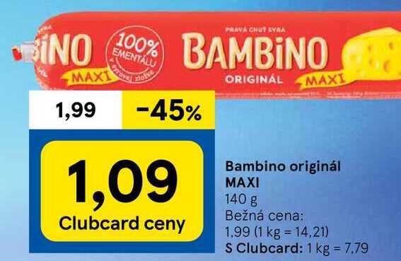 Bambino originál MAXI ,140 g 