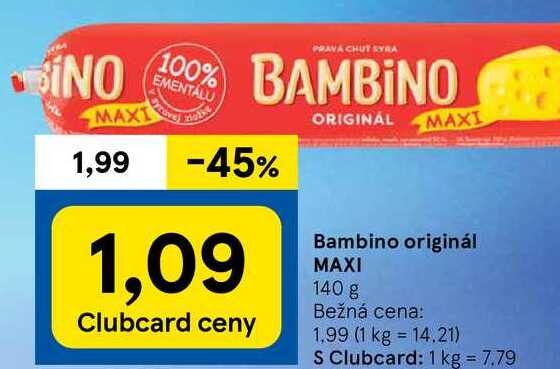 Bambino originál MAXI, 140 g 