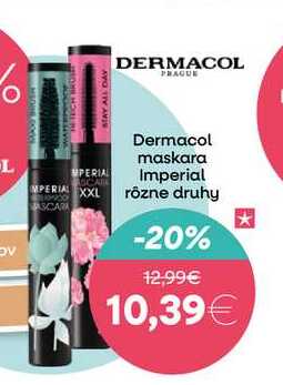 Dermacol Imperial maskara rôzne druhy 