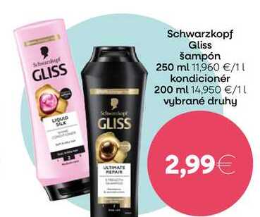 Schwarzkopf Gliss šampon 250 ml