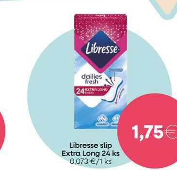 Libresse slip Extra Long 24 ks