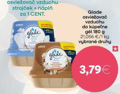 Glade osviežovač vzduchu do kúpeľne gél 180 g 