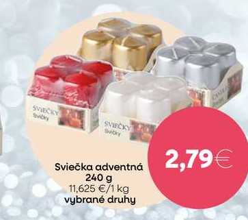 Sviečka adventná 240 g