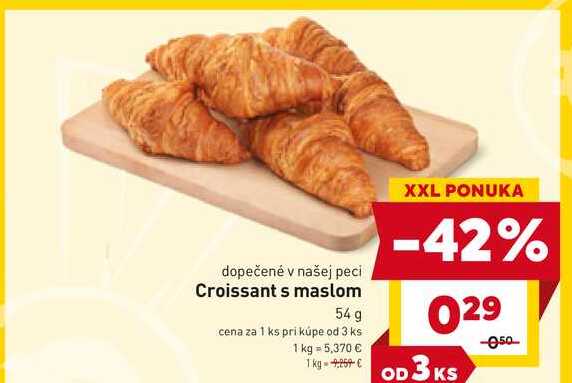 Croissant s maslom 54 g