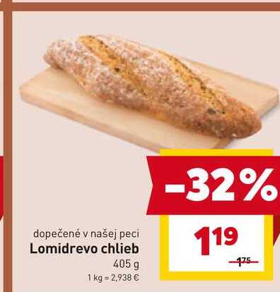 Lomidrevo chlieb 405 g