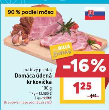 Domáca údená krkovička 100 g