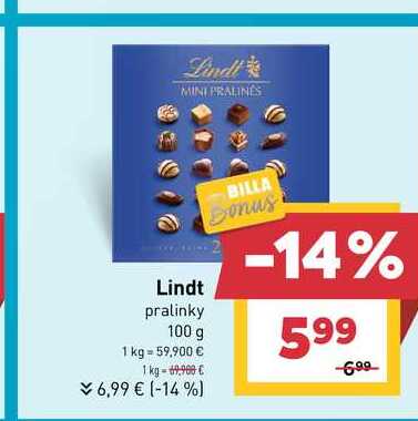 Lindt pralinky 100 g