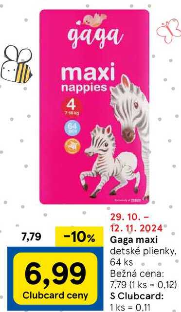 Gaga maxi, 64 ks