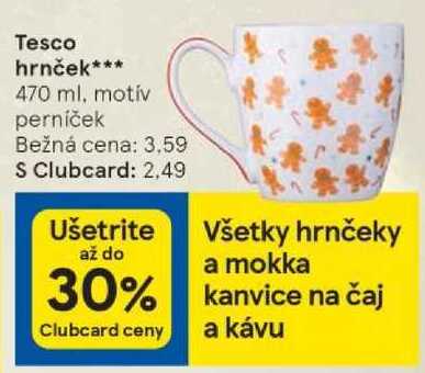 Tesco hrnček