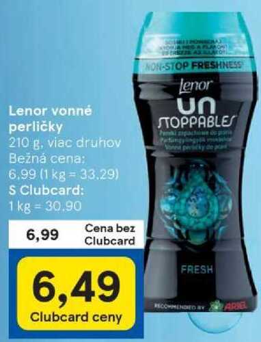 Lenor vonné perličky, 210 g