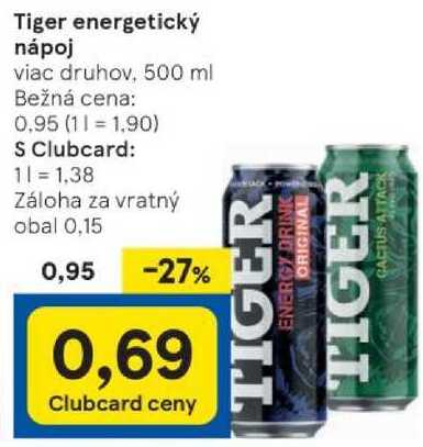 Tiger energetický nápoj, 500 ml