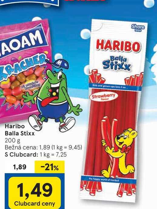 Haribo Balla Stixx 200 g