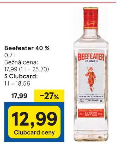 Beefeater 40 % 0.7l