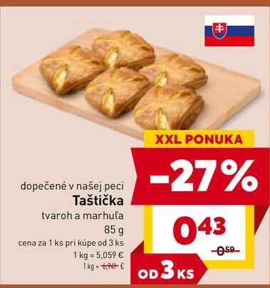 Taštička tvaroh a marhuľa 85 g